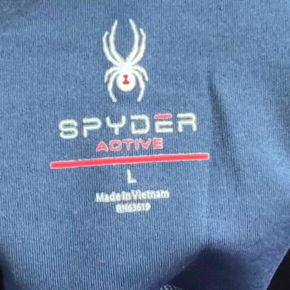 Spyder Athletic Navy Blue Leggings with Back Zipper Pocket - Picture 5 of 14